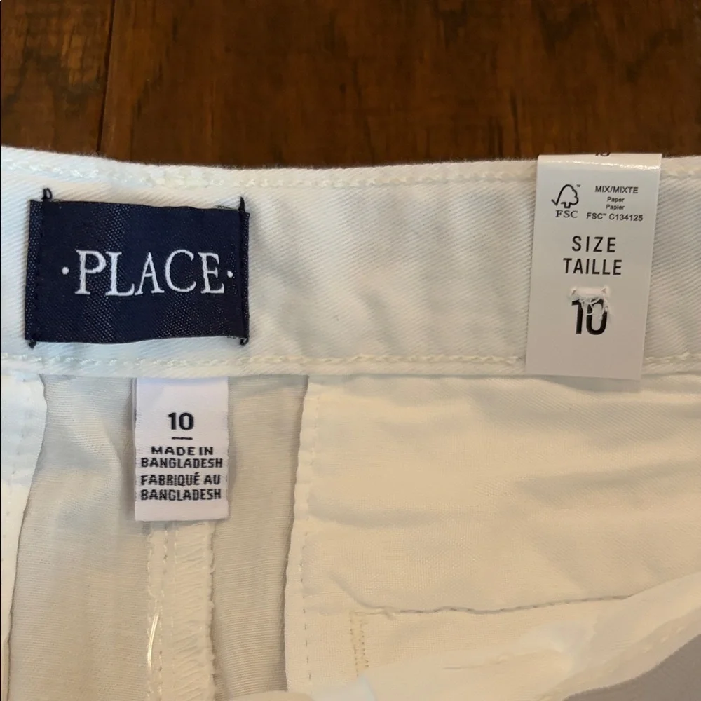 The Children's Place Kids White Shorts